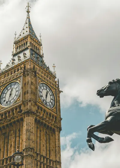 London cityscape in the United Kingdom